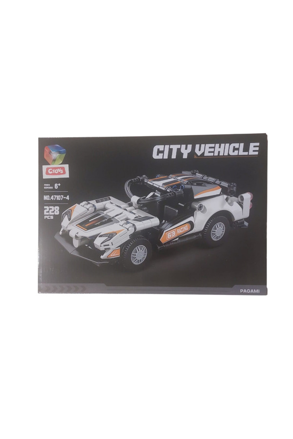 ctoy Oyuncak Yarış Araçları Blok 47107-1/4 (Karışık Model 1 Adet)