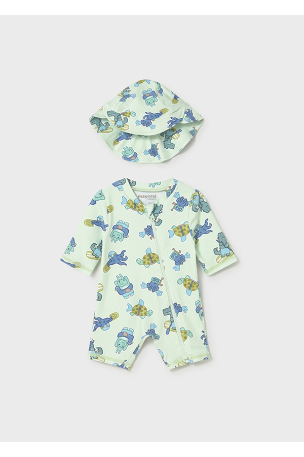 Mayoral 6-18 AY ARASI MAYO ŞAPKA SET - YEŞİL