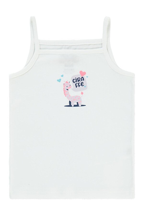 Civil Baby Kız Bebek Atlet 9-18 Ay Ekru