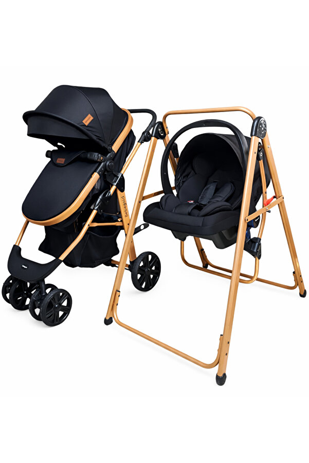 BEBEGOLD Travel Sistem, Pusetli, Çift Yönlü, Salıncak  Bebek Arabası Set