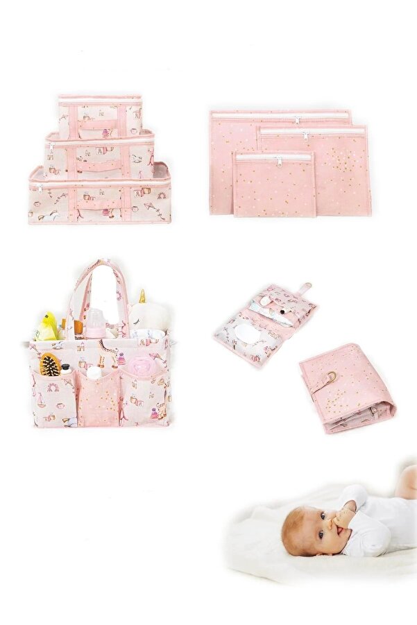 Smyak Baby Doğum Çantası Çok Kullanışlı Düzenleyici Set 11 Parça