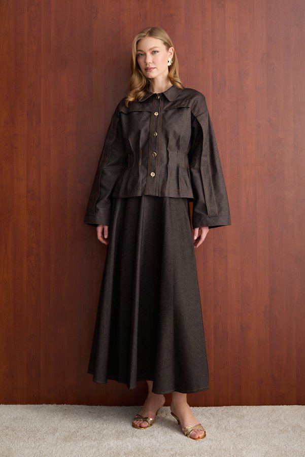 Melike Tatar Denim Suit 3-2008