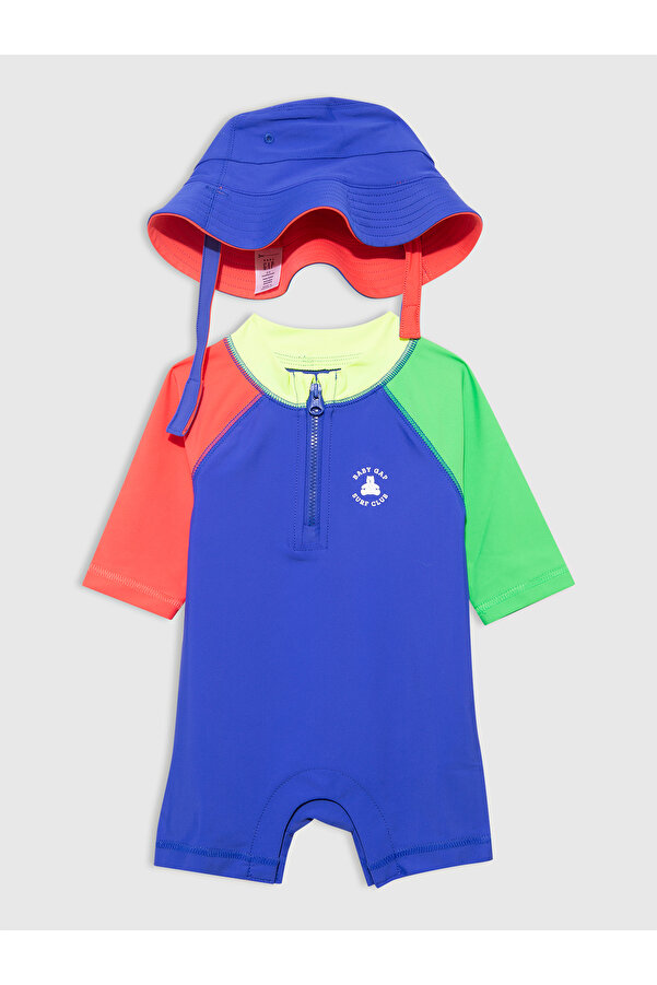 GAP Bebek Çok Renkli Fermuarlı Tulum Mayo