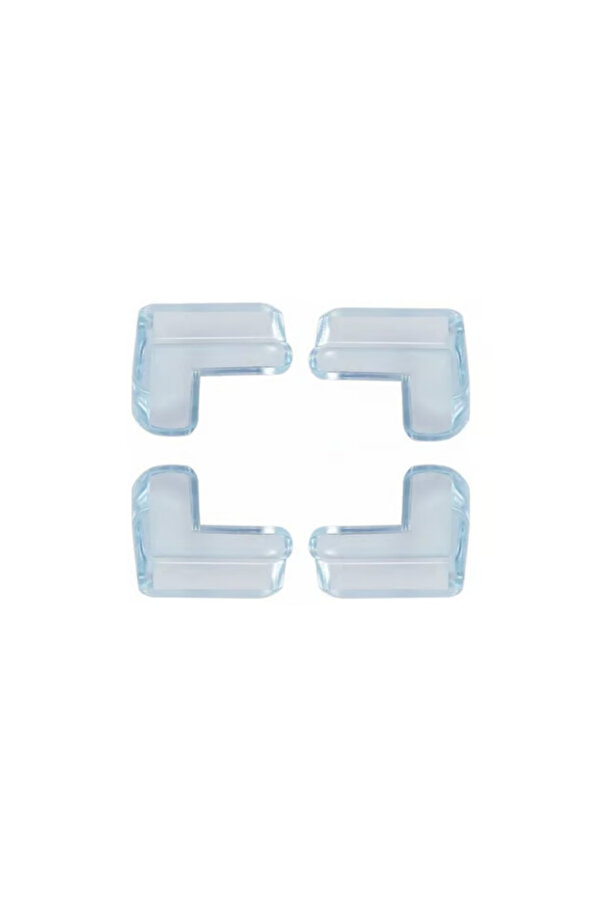 ZERO LAND STOROZAL Şeffaf Masa Kenar Koruyucu 4 Lü Set Mobilya Köşe (142630) Koruma Atı