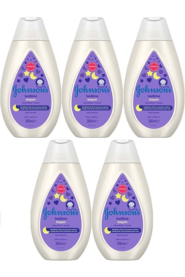 Johnson's Baby Johnsons Baby Bedtime Bebek Losyon 300ML (5 Li Set)