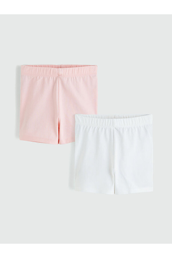 LC Waikiki GiyÇık Store den Pembe Kız Bebek Şort Tayt 2'li