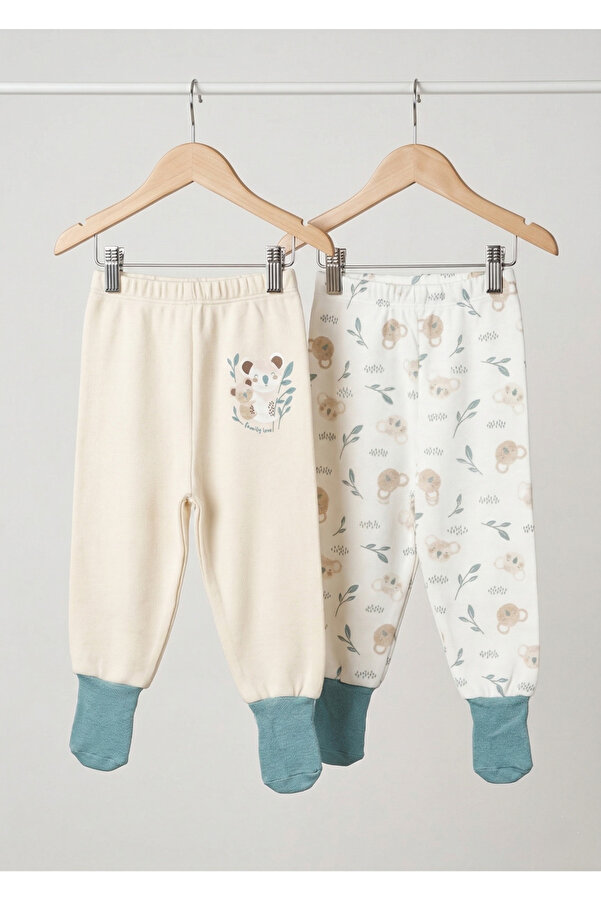 Mother Love %100 ORGANİK PAMUK 2'li Çoraplı Tek Alt 3-36 Ay