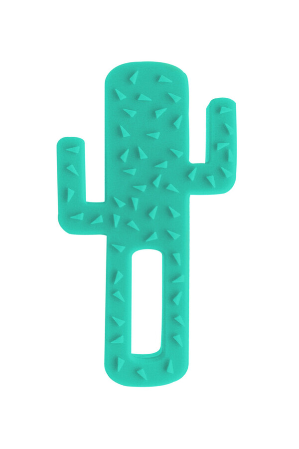 OiOi Kaktüs Silikon Diş Kaşıyıcı Yeşil 3 Ay+