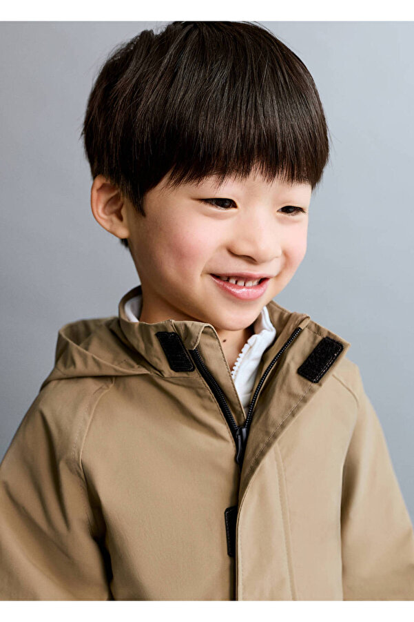 MANGO Baby Kapüşonlu parka