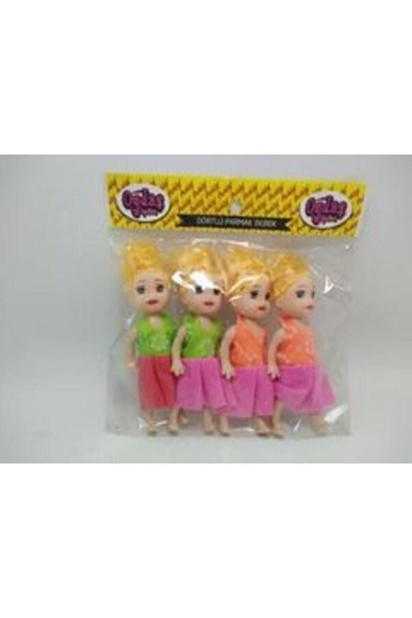 oydaş oyuncak Parmak Barbie Et Bebek 4lü
