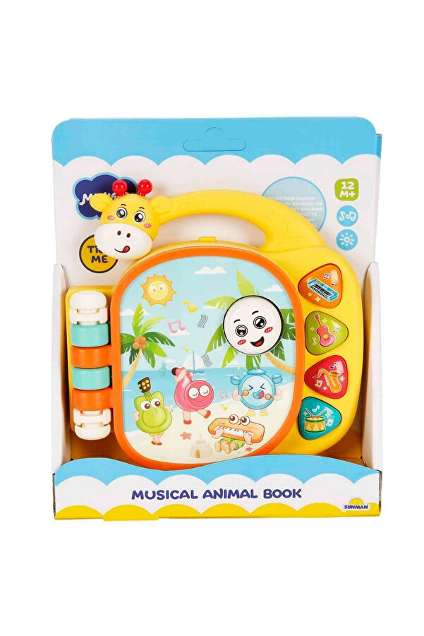 toyigoo Minibo Sesli ve Işıklı Zürafa Figürlü Müzik Kitabı S02005221
