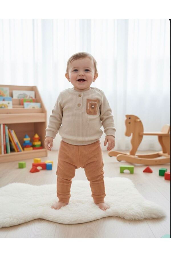 Asistiva 446036 BASKILI CEPLİ İNTEROK ERKEK TAKIM