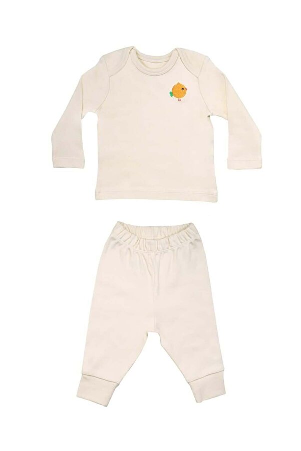 OrganicKid Naturel Bebek Pijama Takımı