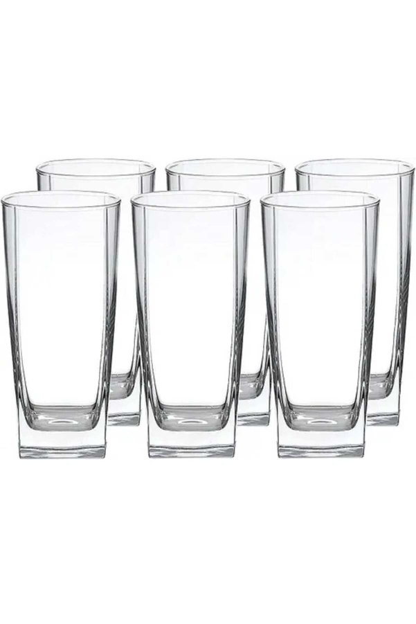 Apex Max 6 pcs Linia Glass Tumbler Set, 200 ml
