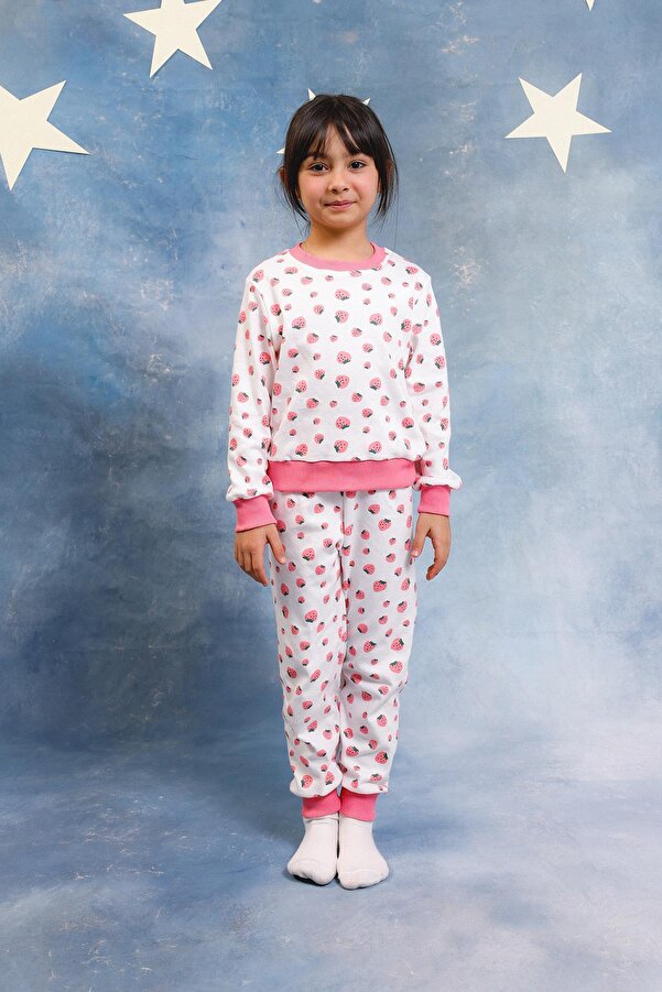 Perendi Kız Çocuk %100 Pamuk Pijama Takımı