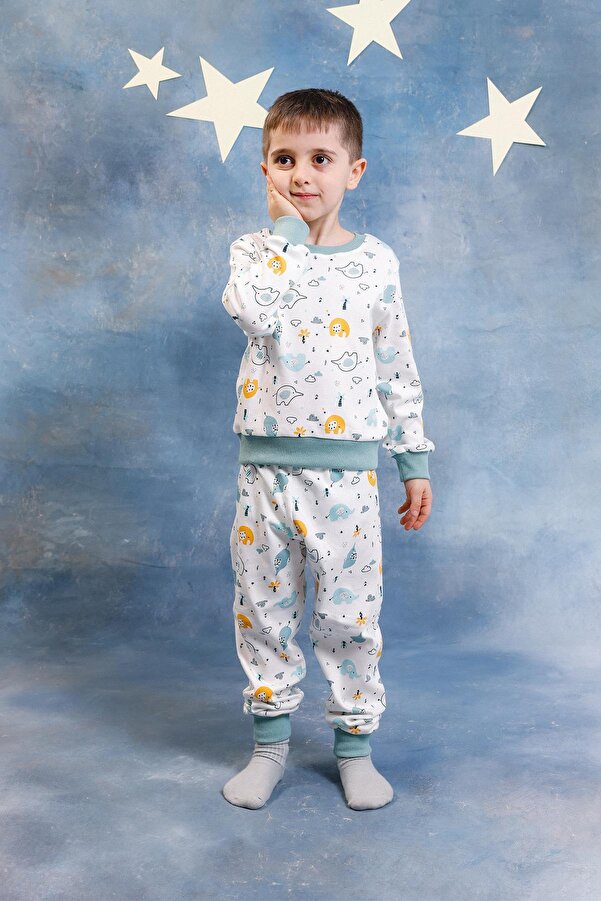 Perendi Erkek Çocuk %100 Pamuk Pijama Takımı