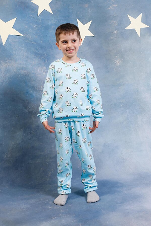 Perendi Erkek Çocuk %100 Pamuk Pijama Takımı