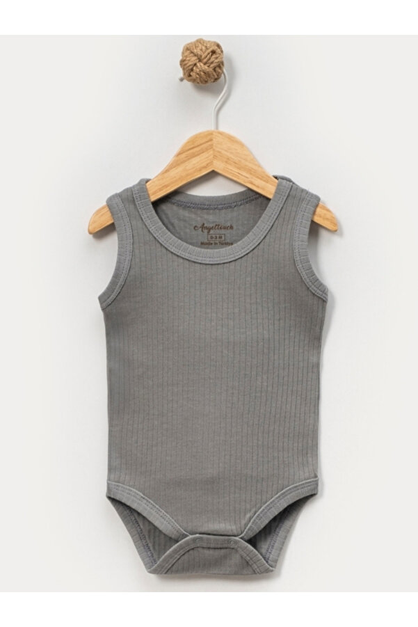 Angeltouch Pamuklu Kız Erkek Bebek Çocuk Body Askılı Raporlu