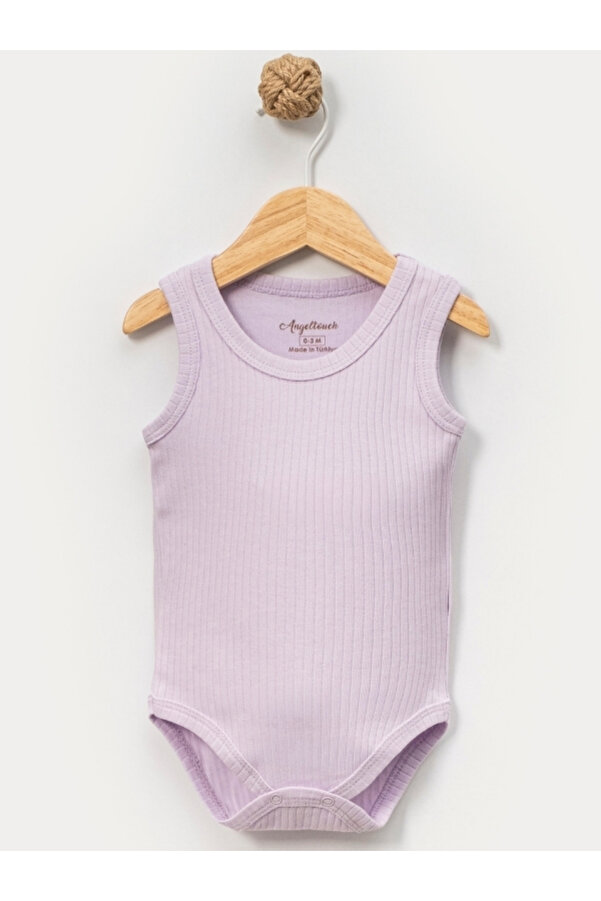Angeltouch Pamuklu Kız Erkek Bebek Çocuk Body Askılı Raporlu