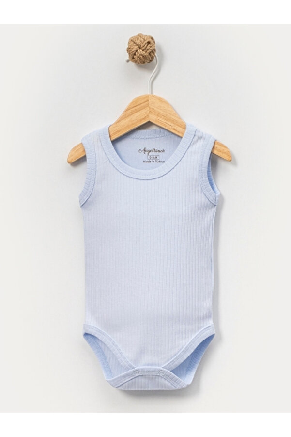 Angeltouch Pamuklu Kız Erkek Bebek Çocuk Body Askılı Raporlu