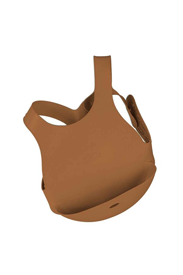 OiOi Silikon Mama Önlüğü Woody Brown