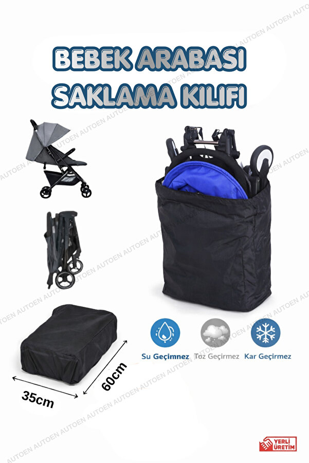AutoEN KATLANIR BEBEK ARABASI TAŞIMA KILIFI SU GEÇİRMEZ