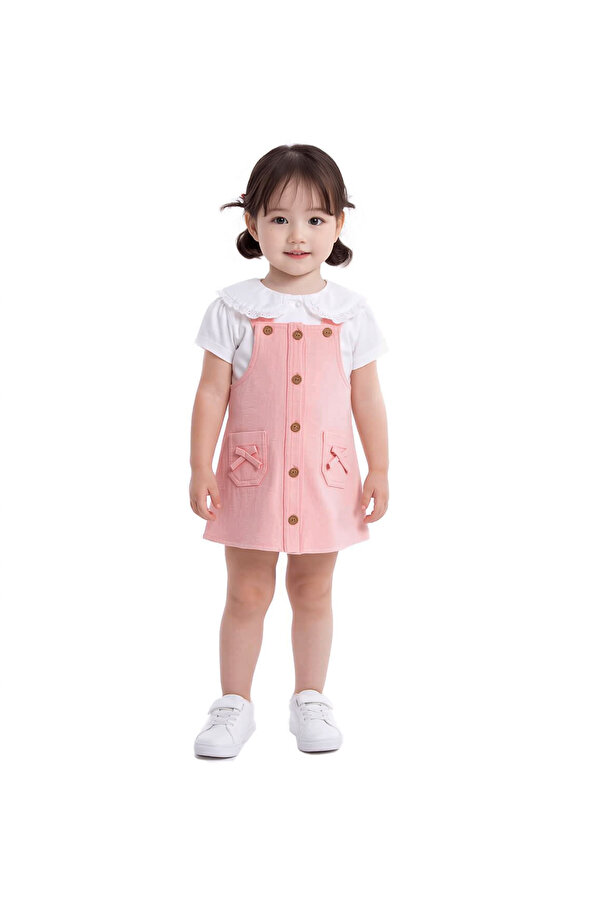 GagariKids Bebek Keten Jile 2'li Takım - Salopet