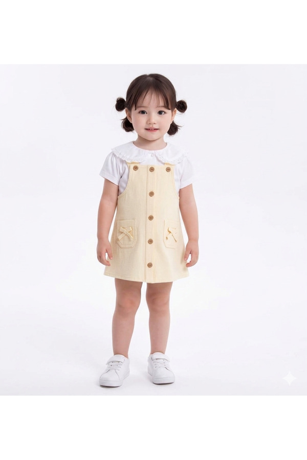 GagariKids Bebek Keten Jile 2'li Takım - Salopet