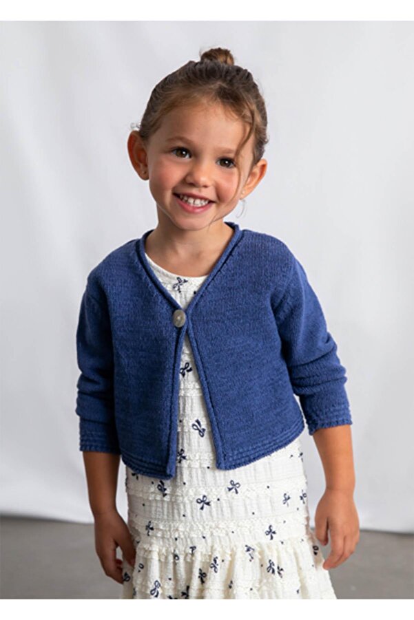 Mayoral Yazlık Kız Çocuk Hırka - Mavi