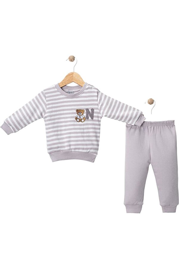 Shafag Home 447050 ASKI ÇİZGİLİ N BEAR TAKIM 9 Ay,12 Ay,18 Ay Erkek