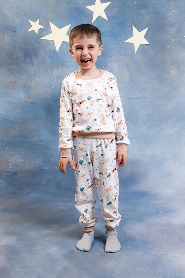 Perendi Erkek Çocuk %100 Pamuk Pijama Takımı