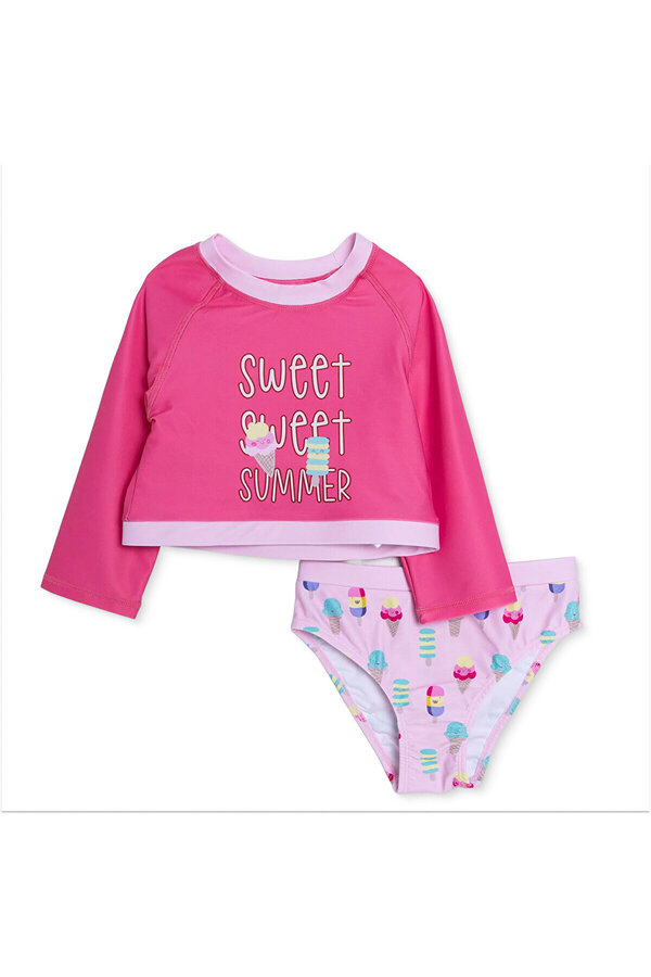 ebebek Hello Baby HelloBaby Kız Bebek Mayo Yazı Baskılı