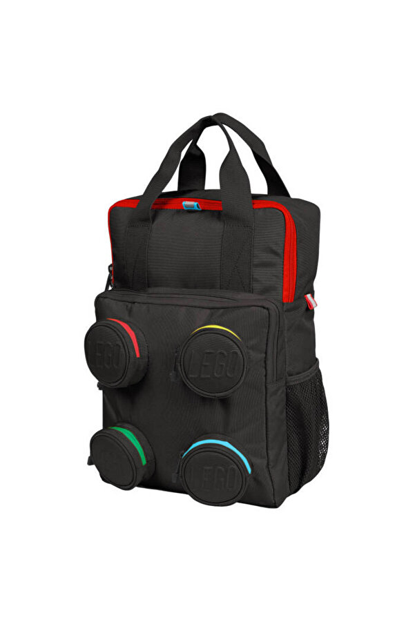 LEGO 20205B-0354 2x2 LEGO® Yapım Parçası Sırt Çantası - Siyah - Çok Renkli
