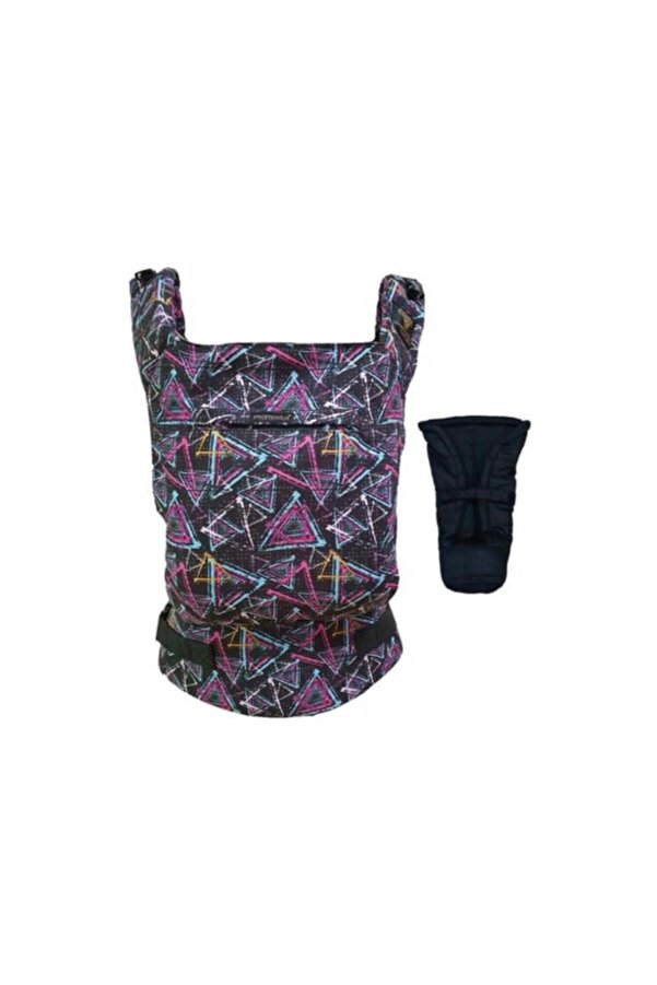 MamadusBaby Renkli Üçgenler Ergonomik Kanguru Yenidoğan Set