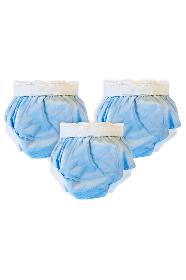 Pierre Cardin 3'lü Alıştırma Külodu 16-22kg - Mavi