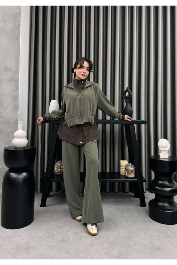 Cardella Aura Soft Premium Tnsl Fabric Hooded Set – Stylish & Comfortable, Compatible with Hijab
