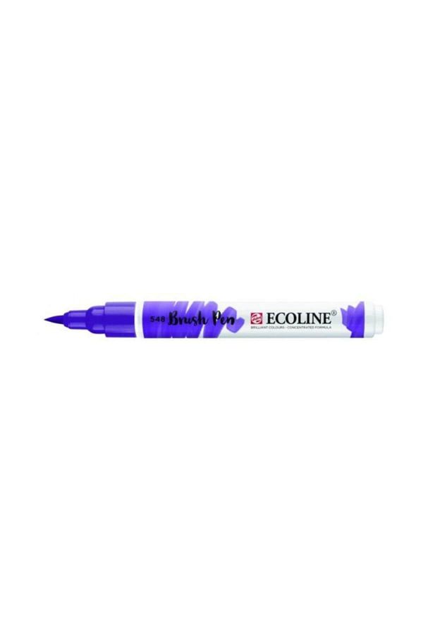 Talens-Ecoline Brush Pen Brush Tip Pen 548 Blue Violet 1
