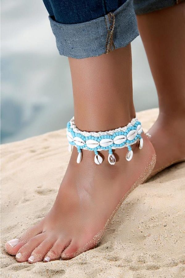 Nautilus Concept-Handmade Seashell Anklet 1