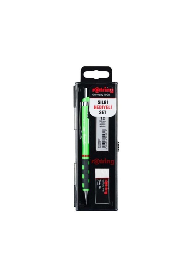 Rotring-Tıkky Rd 4C Line - 0.7 mm Nib Green Versatil Pen Set 1