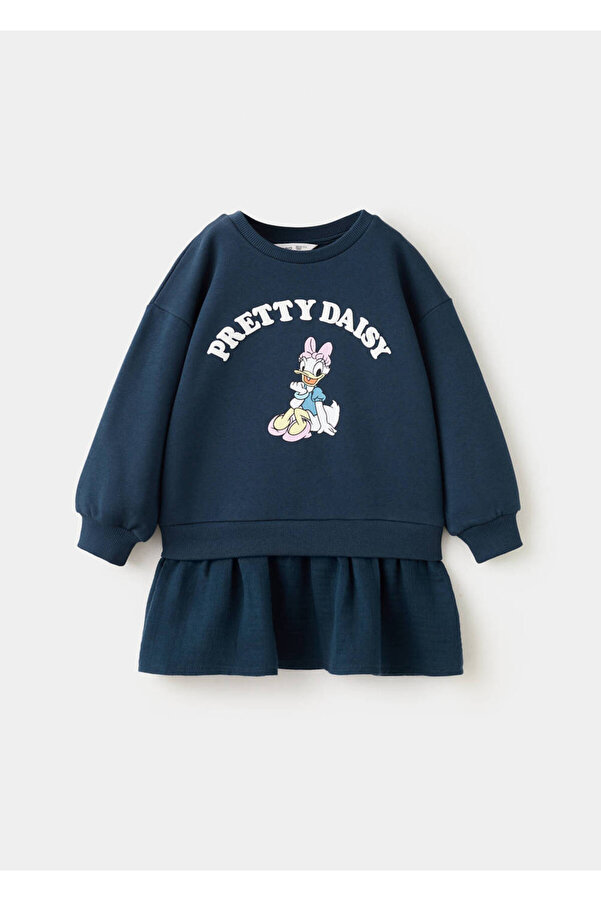 MANGO Baby Daisy sweatshirt elbise