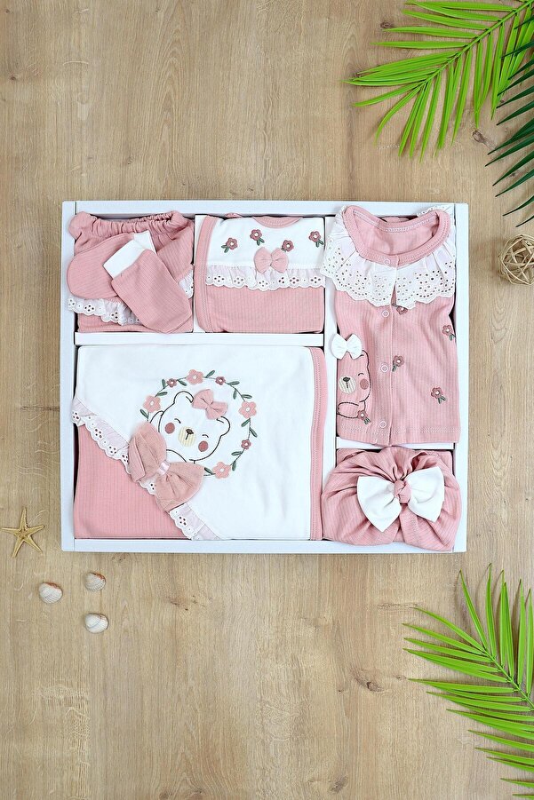 Sitilin Kız Bebek Hastane Çıkışı 10 Yenidoğan Set STL6743