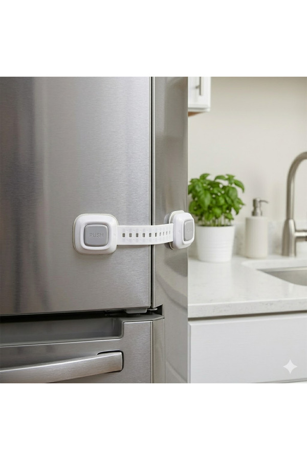 Miningaa Ayarlanabilir Çok Amaçlı Mandallı Kilit - 2 Adet