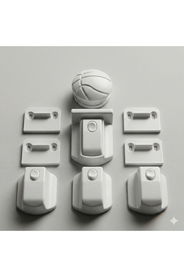 Miningaa Manyetik Çekmece Kilidi - Gizli Kilit - Çocuk Kilidi - DC003