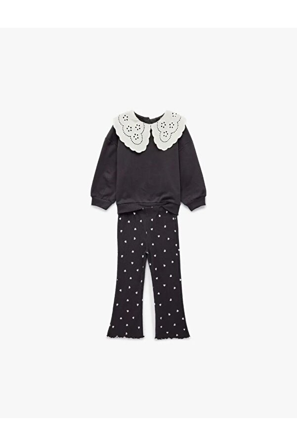 Koton Kız Bebek Sweat Takım 6Wmg10047Ak