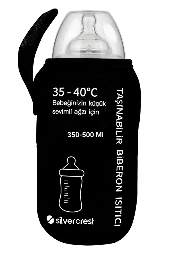 Silver Crest Biberon Isıtıcısı 40 Derece 350-500 Ml Uyumlu Usb Taşınabilir Cam Plastik Uyumlu