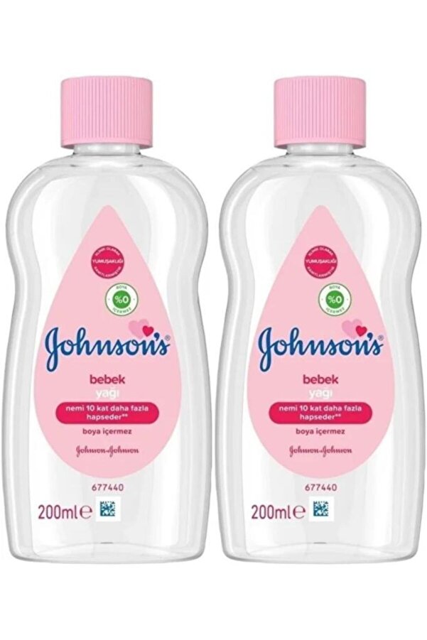 Johnson's Bebek Yağı 200 ml x2