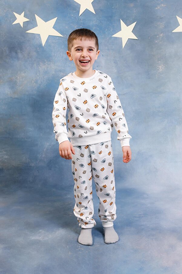 Perendi Erkek Çocuk %100 Pamuk Pijama Takımı