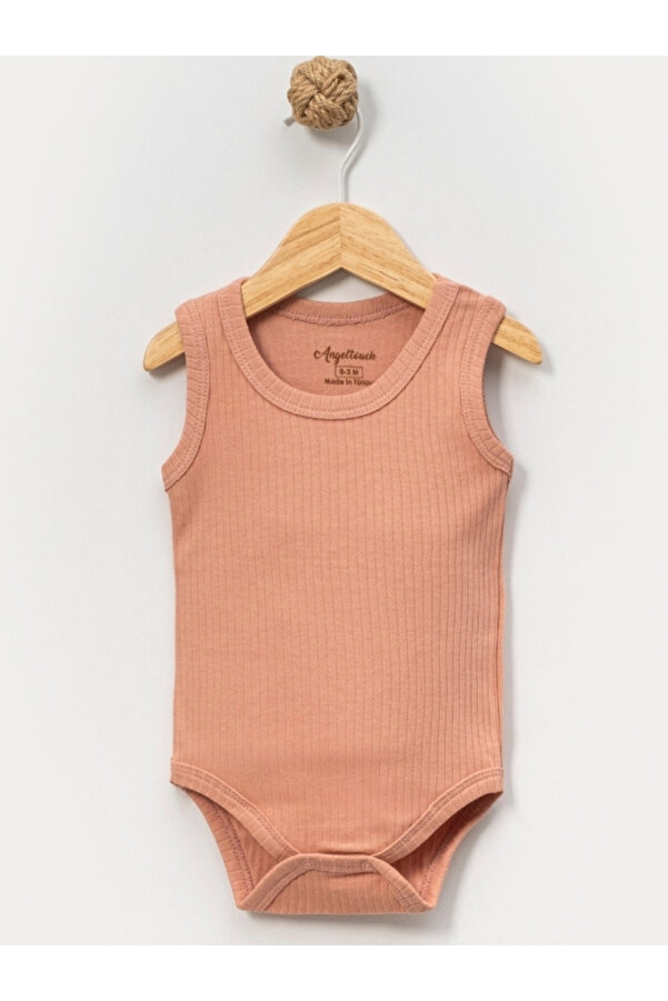Angeltouch Pamuklu Kız Erkek Bebek Çocuk Body Askılı Raporlu