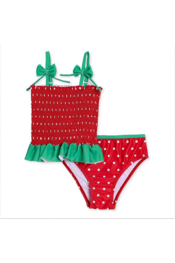 ebebek Hello Baby HelloBaby Kız Bebek Mayo Çilek Baskılı