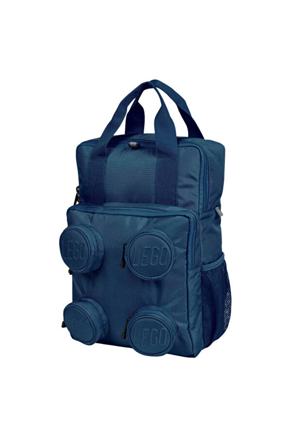 LEGO 20205B-0140 2x2 LEGO® Yapım Parçası Sırt Çantası - Koyu Mavi